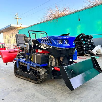 2024 Made in China Farm Machine Zelfproductie Voor Droge Boerderij Land Mini Crawler Tractor