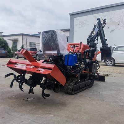 Kleine paardenkracht Crawler tractor met dieselmotor Duurzaam en productief Mini Farm Tractor Crawler