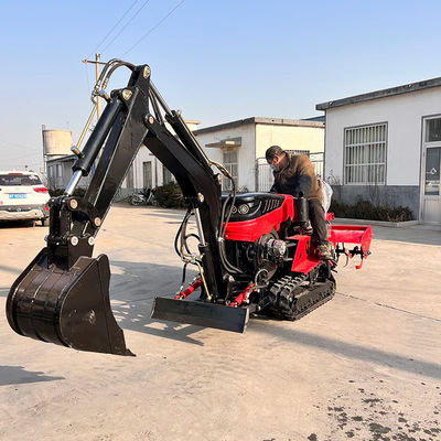 Kleine paardenkracht Crawler tractor met dieselmotor Duurzaam en productief Mini Farm Tractor Crawler