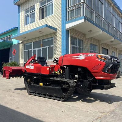Multifunktioneel compact kruiptractor landbouwapparatuur met laadmachine en boormachine