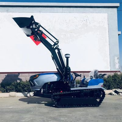 Paddy Field Rubber Track Tuintractor Ratavator Rotary Crawler Cultivator
