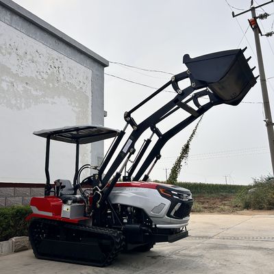 Tuinkruiper-tractoren 50 pk 60 pk Kleine boerderijkruiper-tractor met laadmachine