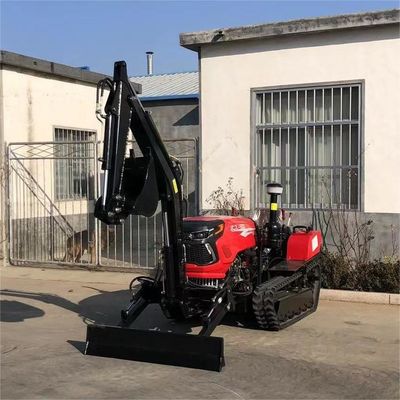 Roterende 50 pk droge landkruiper tractor cultivators met graafmachine