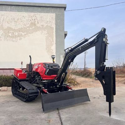 50 pk Bulldozer Cultivator Rotary Mini Crawler Constructieapparatuur