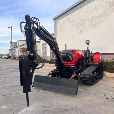 50 pk Bulldozer Cultivator Rotary Mini Crawler Constructieapparatuur