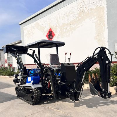 Roterende 50 pk droge landkruiper tractor cultivators met graafmachine