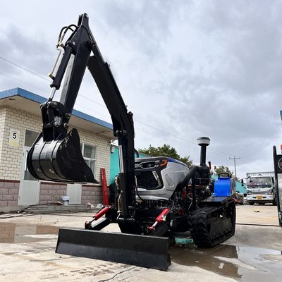 50 pk Bulldozer Cultivator Rotary Mini Crawler Constructieapparatuur