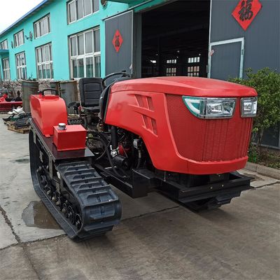 Volledig automatische Mini Crawler Tractor 80HP Rotary Mini Cultivator