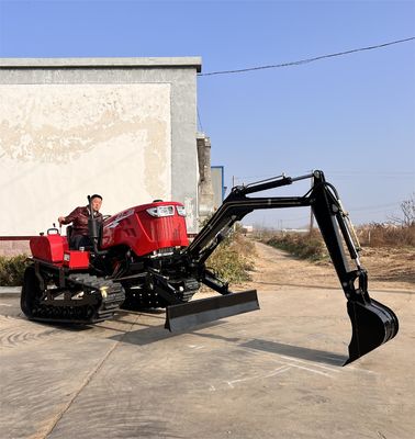 Kleine boerderij Cultivator Rotary Tiller Landbouw Mini Crawler Tractor Voor de boerderij