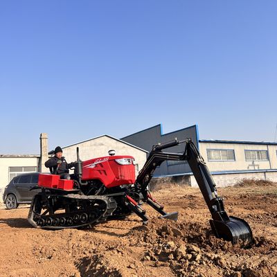 Kleine boerderij Cultivator Rotary Tiller Landbouw Mini Crawler Tractor Voor de boerderij