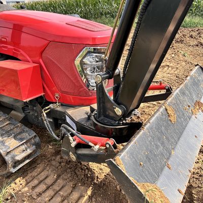 Compacte 100 pk kruipertractor Compacte boerderij hydraulische tractor met voorlader / graafmachine