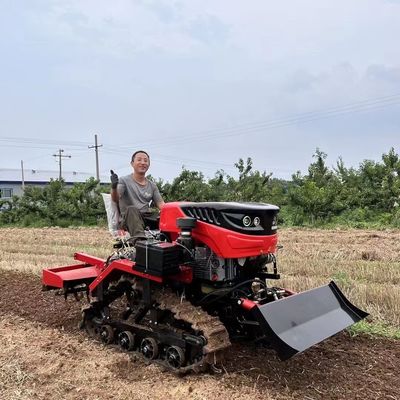 Kleine landbouw landbouwtractor met zitplaats / tractortoebehoren / werktuigen
