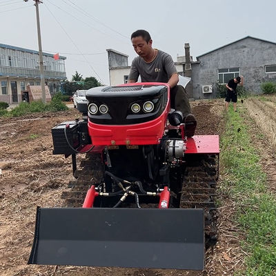 Multipurpose 25 pk paddy field crawler tractor / landbouw kleine tractoren
