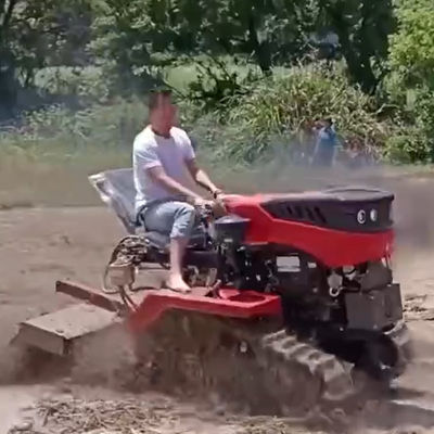 Multipurpose 25 pk paddy field crawler tractor / landbouw kleine tractoren