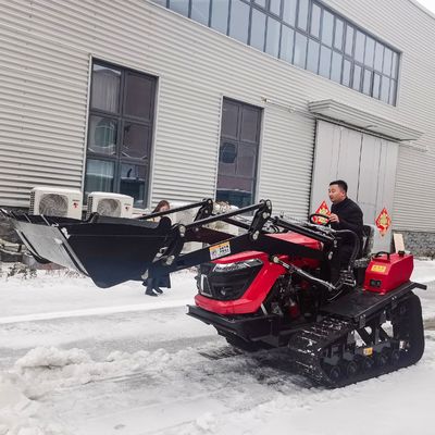 OEM ODM Farm Crawler Tractor / Mini Tractor 50 pk met front-end emmer