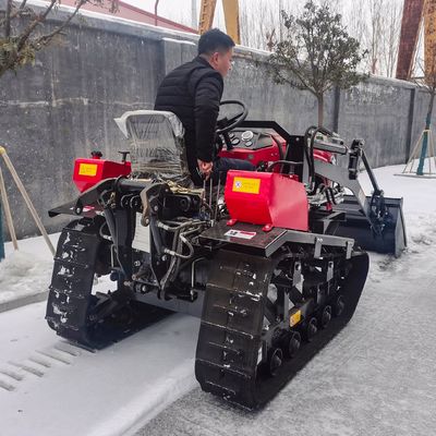 Home 50HP Paddy Field Crawler Tractor Cultivators voor de landbouw