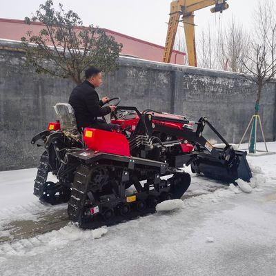 Home 50HP Paddy Field Crawler Tractor Cultivators voor de landbouw