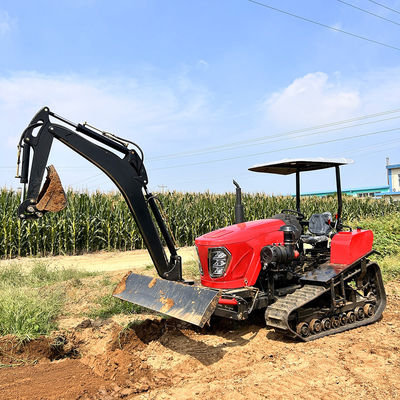 Multifunktioneel draaibare mini-crawlertractor