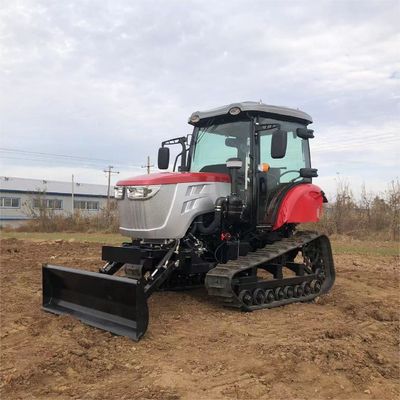 120 pk gesloten cabine tractor landbouwmachines mini kruiptractor met dieselmotor