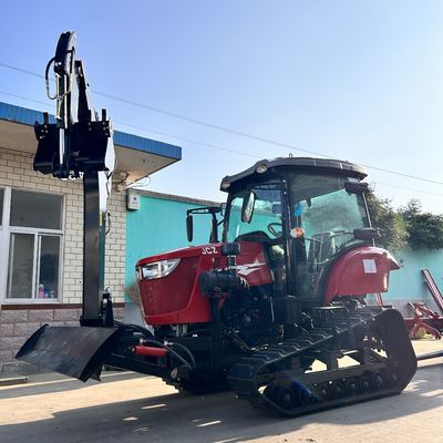 120 pk gesloten cabine tractor landbouwmachines mini kruiptractor met dieselmotor