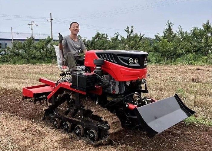 35 pk Rijden op een draaibank tractor Paddy Land Crawler Track tractoren