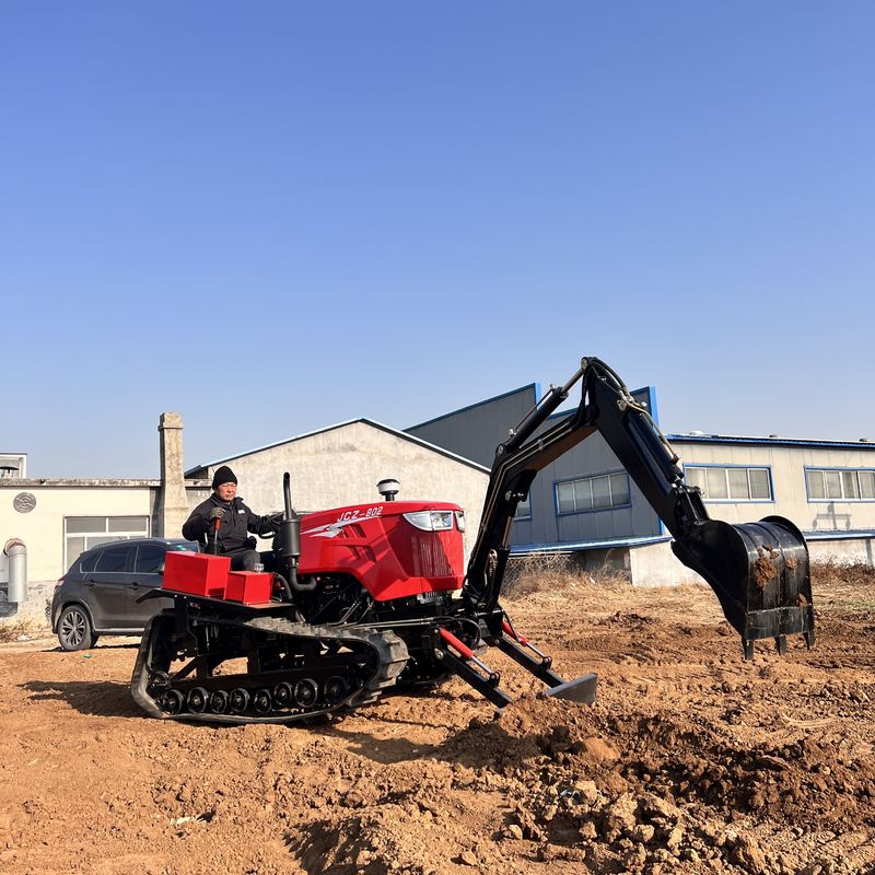 Kleine boerderij Cultivator Rotary Tiller Landbouw Mini Crawler Tractor Voor de boerderij